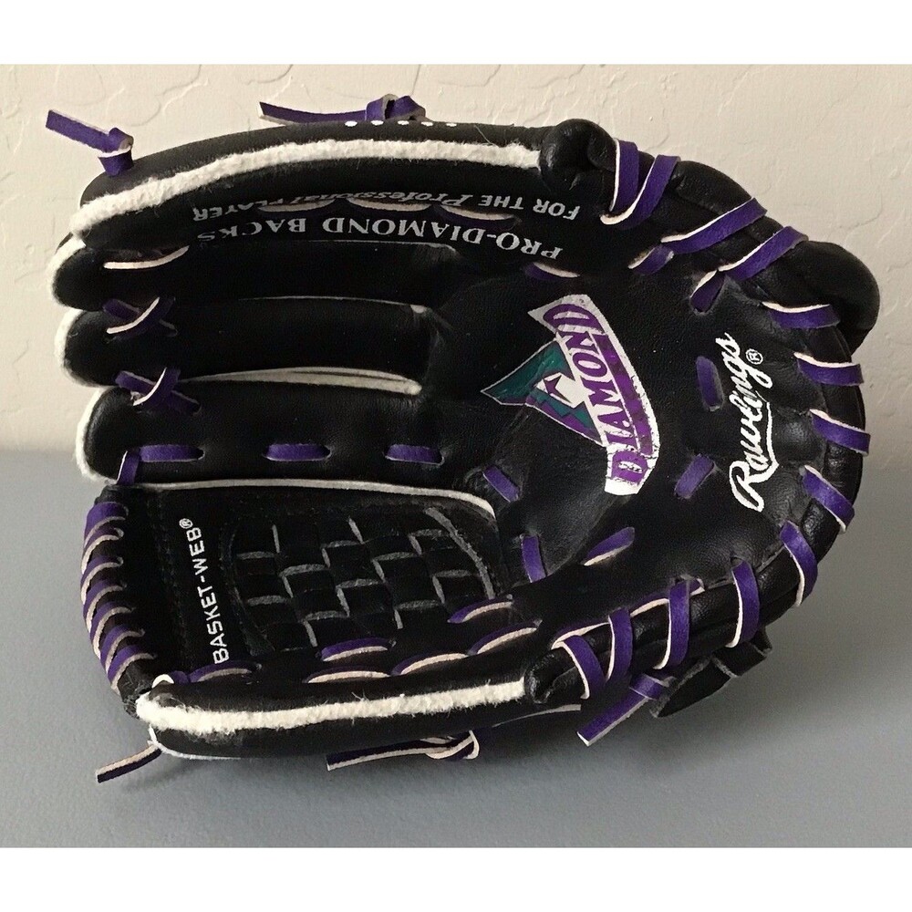 Vintage Rawlings AZ Diamondbacks Team Logo Collectors Mini Glove Pro Gold Series